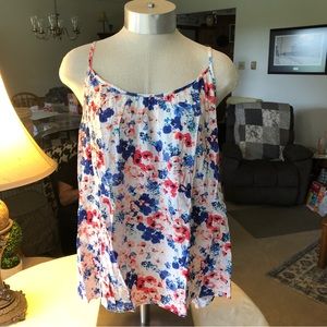 Merona Floral Women’s Large Tank Top